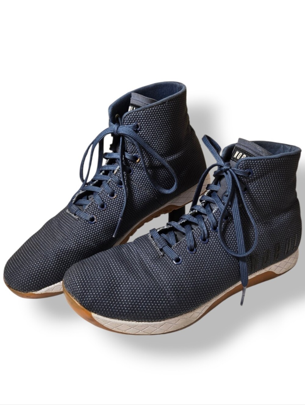 NOBULL Trainer High Top Sneakers Mens Size 12 Navy Blue CrossFit Training